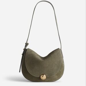 Madewell the dakota saddle bag in highland green